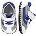 pediped Originals Cliff Sneaker, White/Blue, Medium (12-18 Months)