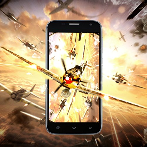 UHANS A101S Unlocked Android Smartphone, 5.0'' HD Screen Quad Core 3G Network Mobile Phone, 2GB RAM 16GB ROM Dual SIM Cellphone - Gris