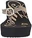 GUESS Women's Shande2 Flip-Flop, Gold, 8 Medium US