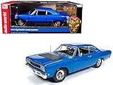 1968 Plymouth Road Runner Electric Blue Looney Tunes Class of '68 Limited Edition to 1002 pieces Worldwide 1/18 Diecast Model Car by Autoworld amm1125