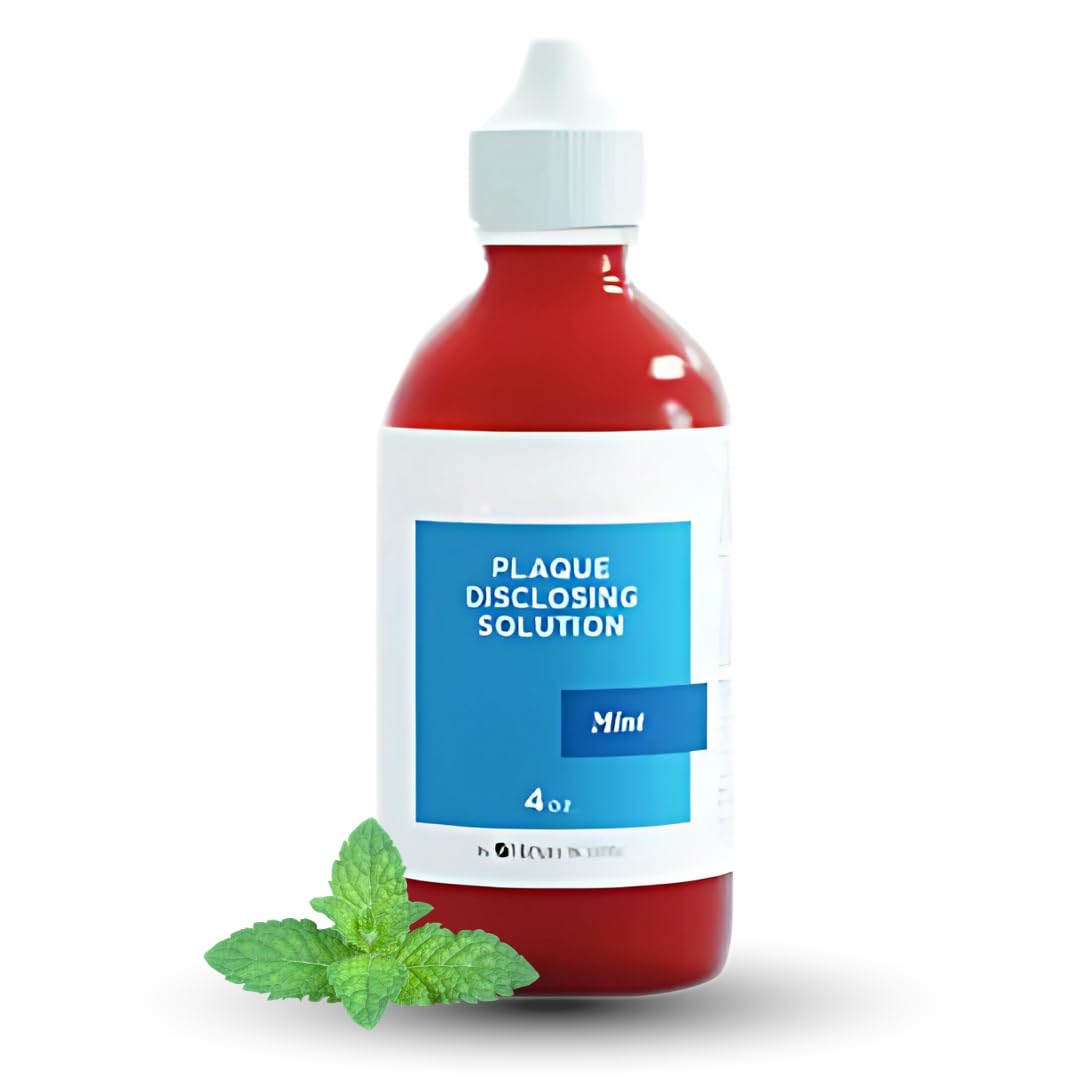 Photo 1 of Disclosing Solution for Teeth 4 oz.- Mint Flavor Safe for Kids and Adult, Plaque Disclosing Mouthwash Easy to Use, Effective Alternative to Dental Disclosing Tablets