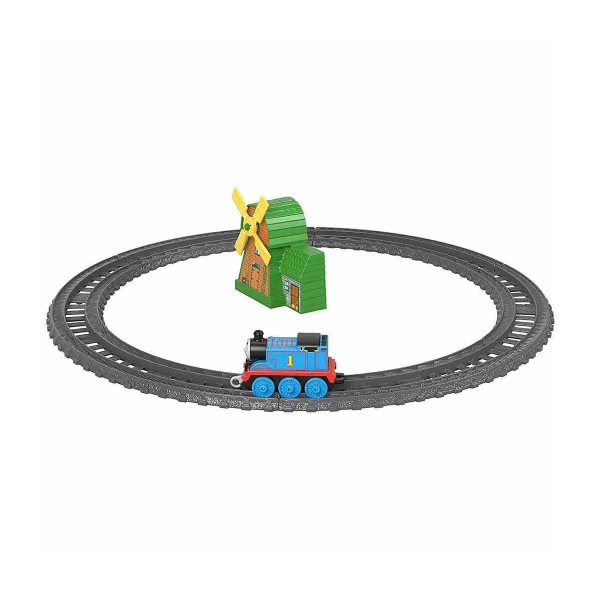 Thomas and Friends GFF09 Track Master Push Along Thomas and the Windmill Metal Train Engine Playset