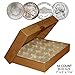 50 Nickel Direct-Fit Airtight 21mm Coin Capsule Holder Nickels (Qty: 50) w/Box