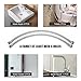 HOMEIDEAS 32-Inch Faucet Connector Braided Stainless Steel Supply Hoses With 3/8