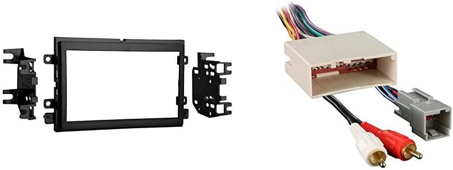 Metra 95-5812 Double DIN Installation Kit for Select 2004-up Ford Vehicles -Black: Car Electronics