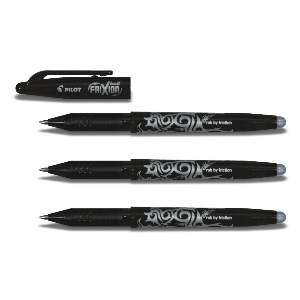 Pilot FriXion Ball, Set of 3, Black