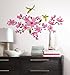 RoomMates RMK2496SCS Pink Flowering Vine Peel and Stick Wall Decals