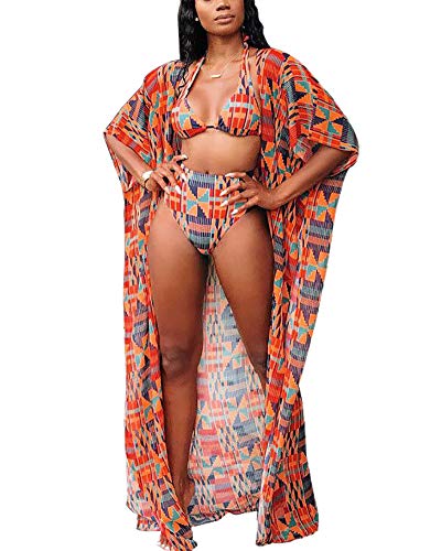 Women's High Waisted Bikini with Swimsuit Cover Up Bahrain Ubuy