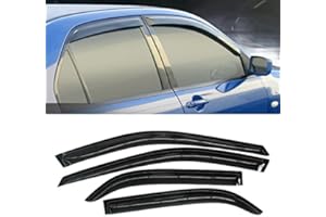 NOPOCA Sun Rain Snow Guard Wind Deflector Shade Window Visors Accessories Fit 1998 1999 2000 2001 2002 Honda Accord 4D/4Dr Sedan 4pcs NP94959
