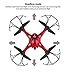 GoolRC T5G 5.8G FPV Drone Quadcopter with 720P HD Camera Live Video, Headless Mode, One Key Return and 3D Flips RC Quadcopter Height Hold Easy Fly for Learning(RED)