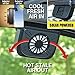 Solar Powered Car Window Windshield Auto Air Vent Cooling Fan System Cooler