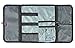Cable Organizer, Travel Organizer, Valkit Best Electronics Accessories Wire Cord Cables Tires Wrap Case Cover Bags Rolling Organizer Fit Cosmetic for Weekender Travel Management, Small Size-Dark Grey