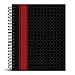 iScholar IQ Poly Cover 10 Subject Notebook, Double Wired, 11 x 8.5 Inches, 250 Sheets, Assorted Dark Cover Designs, Design Will Vary (58910)