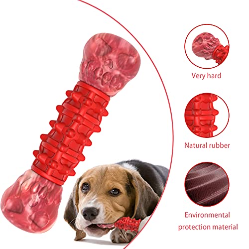 ZGCYYZ Skull Chewing Toy No Squeaky Nylon Rubber Natural Chew Bone Dog