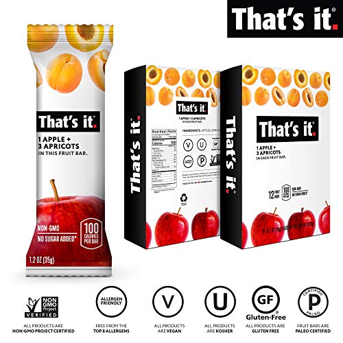 That's It Fruit Bars, Apples + Apricots, 1.2 Ounce (Pack of 12) - Thumbnail 7