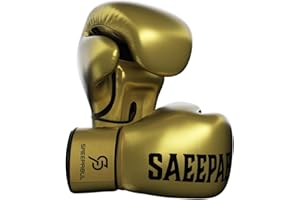 SAEEPABUL Pro Boxing Gloves for Men and Women Suitable for Boxing Kickboxing Mixed Martial Arts Maui Thai MMA Heavy Bag Fighting Training