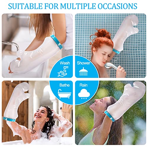 UpGoing 100 Waterproof Arm Cast Cover for Shower Bath, Adult Reusable