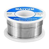 MAIYUM 63-37 Tin Lead Rosin core solder wire for electrical soldering (0.8mm 100g)