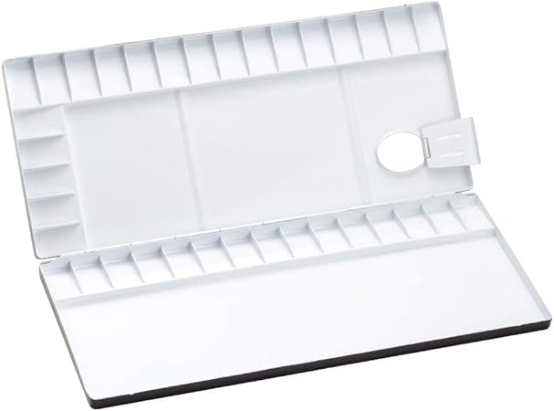 Holbein - Paleta #200 de aluminio para acuarelas.: Amazon.es: Hogar
