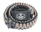 Ten Point Gear Gun Sling Paracord 550 Adjustible w/Swivels (Multiple Color Options) (Black & Coyote Brown)