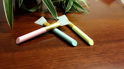 Silicone Face Mask Brushes, Facial Skin Care Makeup Tools and Body Butter Applicator Tools Pack of 3 - Thumbnail 4