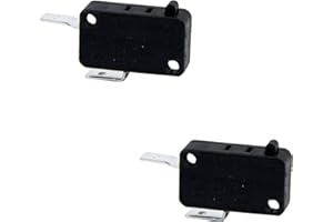 ONLINESEAL 2 Packs V-15-2C26-K Micro Switch 15A 125/250VAC Snap Action Micro Switch,Compatible with 94-231-20 Pump Head or 2088 Series Pump,Terminal Width 1/4’’ (Normally Closed)