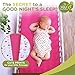 M&Y Fitted Crib Sheets Girl (3-Pack, 52x28x9in, Pink), 100% Jersey Knit Cotton Organic, Fits Standard Crib Mattresses, Super Soft and Safe for Baby