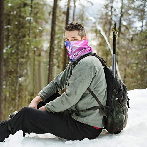 2 Pack Winter Face Mask Neck Gaiter,Cold Weather Breathable Washable Neck Warmer Scarf Balaclava for Running, Skiing,Cycling Motorcycle Riding Other Outdoor Sports,Mens or Womens Unisex Black