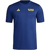 Adidas Mens Los Angeles Galaxy Local Warp Pre-Game Short Sleeve T-Shirt
