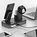 Conido 3 in 1 Charging Stand Compatible Apple Watch iPhone AirPods Charging Docks Holder 6-Port USB Chargeable Stand Compatible iWatch Series 3/2/1, iPhone X, 8, 8 Plus, 7, 7 Plus, 6, iPad Mini, iPod