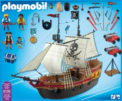 PLAYMOBIL 5135 Piraten-Beuteschiff – Bild 4