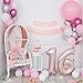 Stunning Sweet 16th Birthday Decorations Party Supplies SASH SWEET Letter Balloons Sixteen Cake Topper Rose Gold Pink Fuchsia 16 BDay | 71+ Items