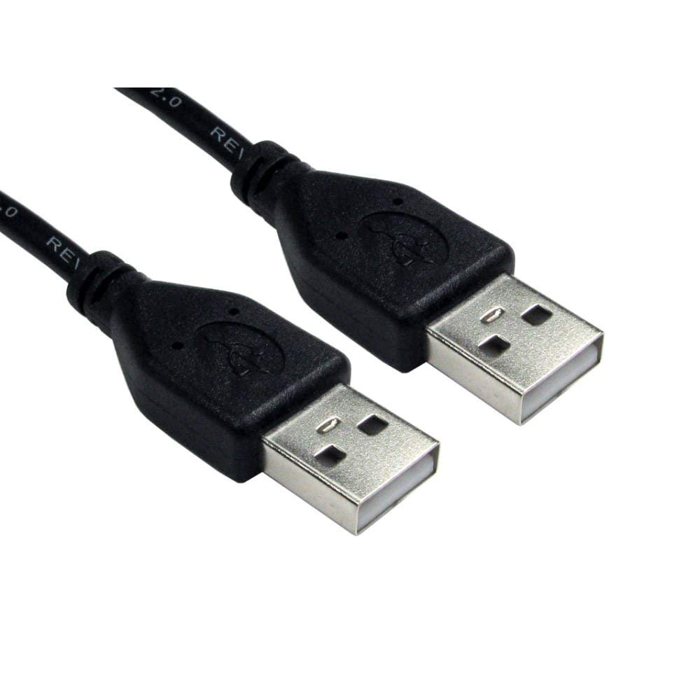 3M Metre USB 2.0 A Male to A Male Data Cable Lead - Black