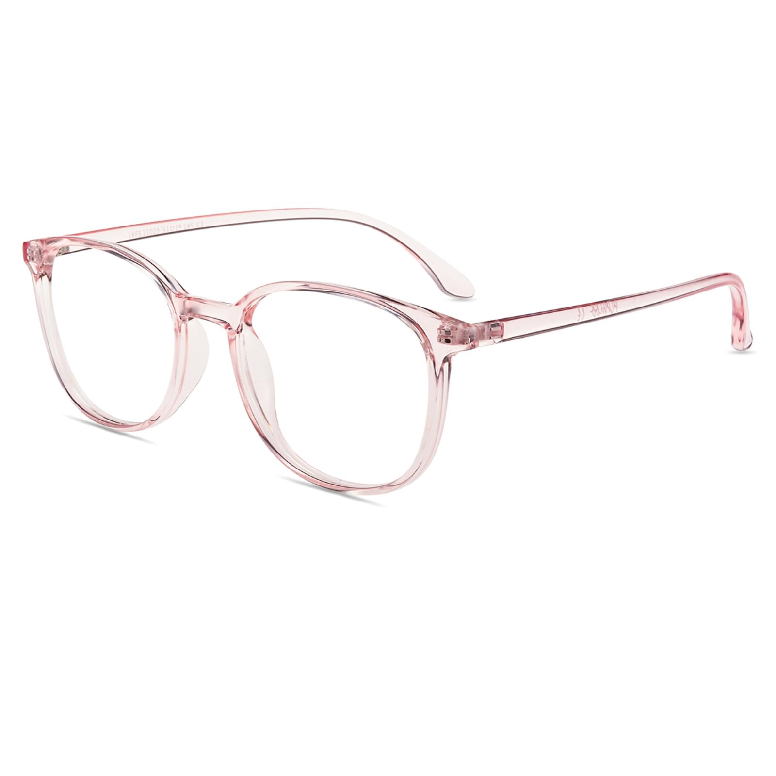 Firmoo Blue Light Blocking Reading Glasses Women Men Fashion Lightweight Computer Readers Round Frame Pink