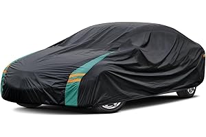 Molebt Small Car Cover Waterproof All Weather for Coupe, Universal Fit for Mazda Miata/MX-5, BMW Z3, Pontiac Solstice, Audi TT, Honda S2000, Rain Winter Sun Protection. (Length up to 165)