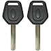 QualityKeylessPlus TWO Replacement Transponder Chip Keys DAT17T13 for Subaru Vehicles with FREE KEYTAG