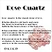 OKIKO Womens Chakra Bracelet Matte Rose Quartz Healing Power Boho Gemstone Charm Handmade Jewelry