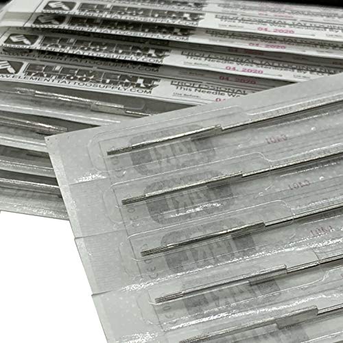 Element Tattoo Supply - 14RL Round Liner Tattooing Needles Tight Box 50 pcs Pre-Sterilized