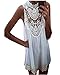 ZANZEA Women's Celeb Lace Chiffon Party Evening Summer Ladies Short Beach Dress