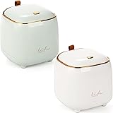 Foraineam 2 Pack Tabletop Trash Can with Pop-up