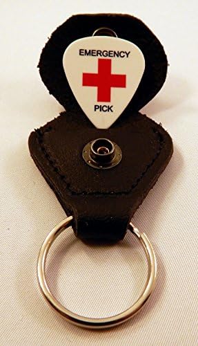 Guitar Pick Keychain With Emergency Pick