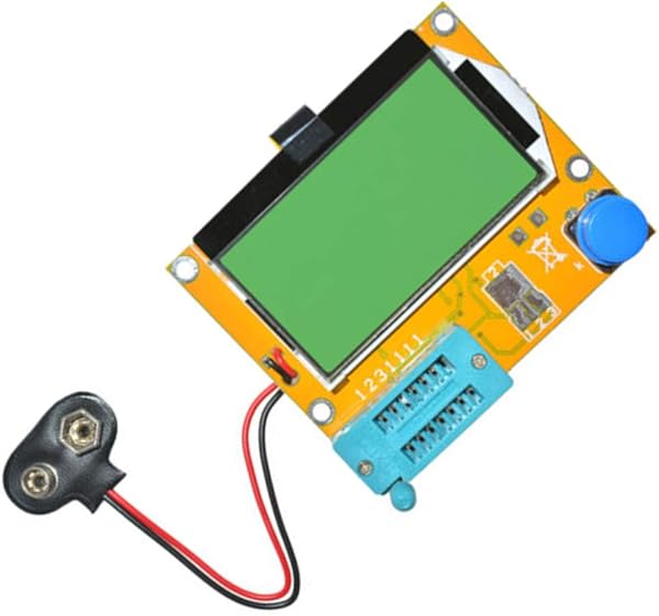 Guangcailun ESR Meter LCD Display Transistor Tester for Diode Triode Capacitance SCR Inductance Automatic Shutdown