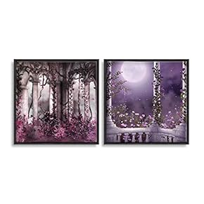 Framed Dreamscape Home Artwork for Living Room Bedroom x2 Panels
