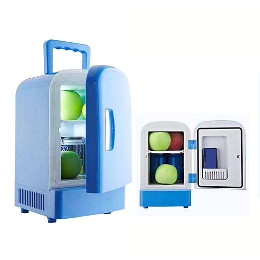 QUUY Mini refrigerador, 2V Mini portátil, 4L Refrigeración ...