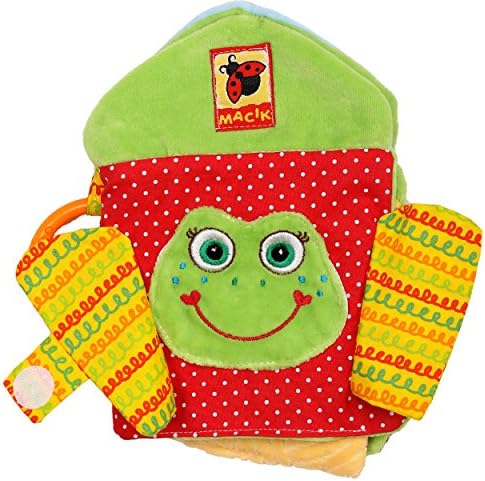 Baby Activity Book - Soft Books - Baby Cloth Books - Infant Books for Girls and Boys - Cloth Baby Toys - Crinkle Books for Babies