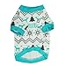 Dog Clothes,Laimeng, Christmas Pet Dog Clothes Printed Snow Fawn Interlock Shirt (S, White)