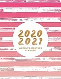 2020 - 2021 Weekly & Monthly Planner: Large