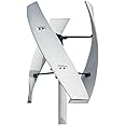 PYPYP Wind Turbine Generator Kit, 10KW Vertical Wind Turbine nerator for Home 10000W 12V 24V 48V Low Noise Free Energry Windmill for Hybrid Solar Wind System(White,12V_10KW)