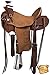 15″ Western Horse Saddle Leather Wade Ranch Roping Dark Brown Hilasonthumb 3