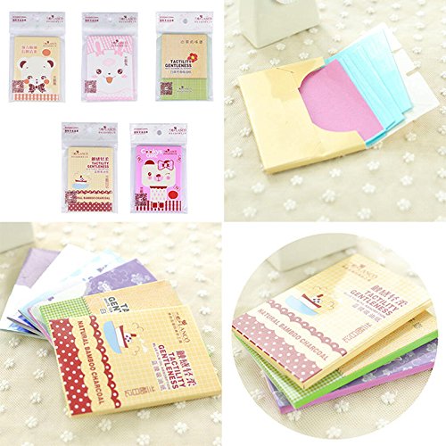 1 Pack Powerful Makeup Facial Oil Control Tissue Oil Absorbing Blotting Paper ONIC